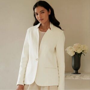 Jenni Kayne Cream Blazer Medium